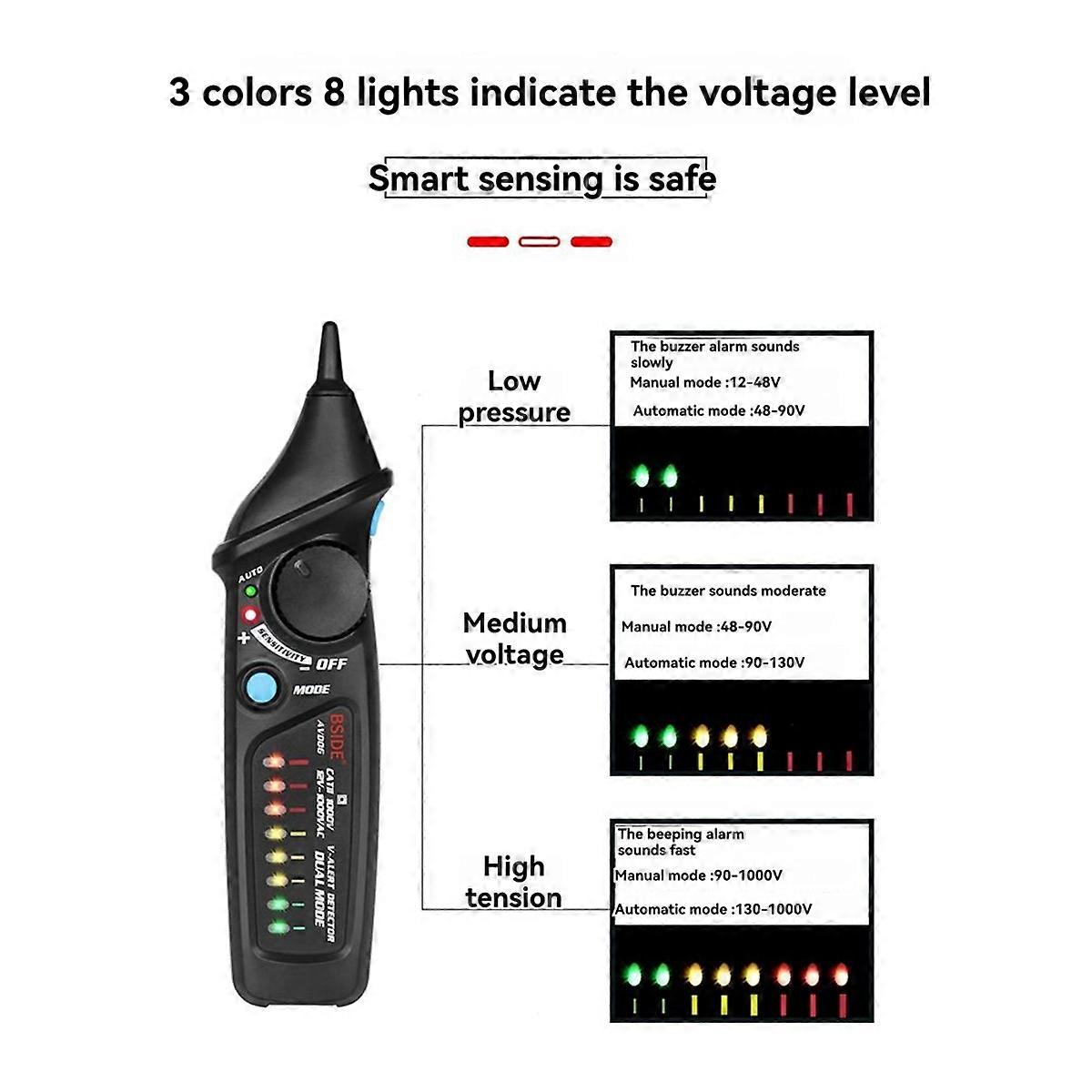 Professional Smart Test Pencil Non-Contact Voltage Detector