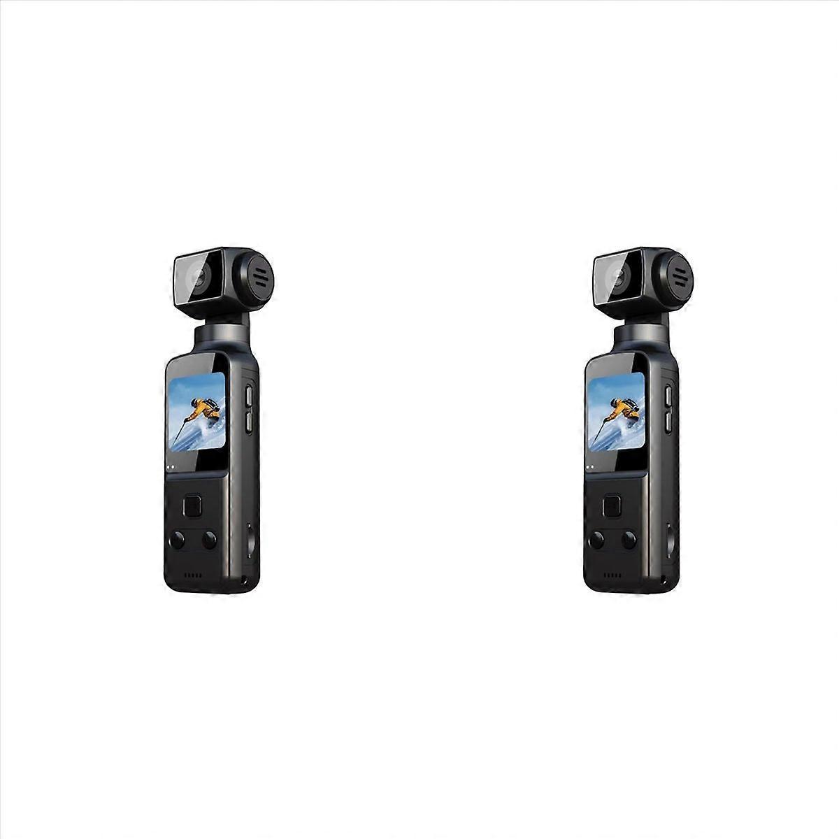 2X 4K Pocket Digital Camera 1.33Inch Screen 270 Degrees Rotate Wifi Transmission Record Portable Spo