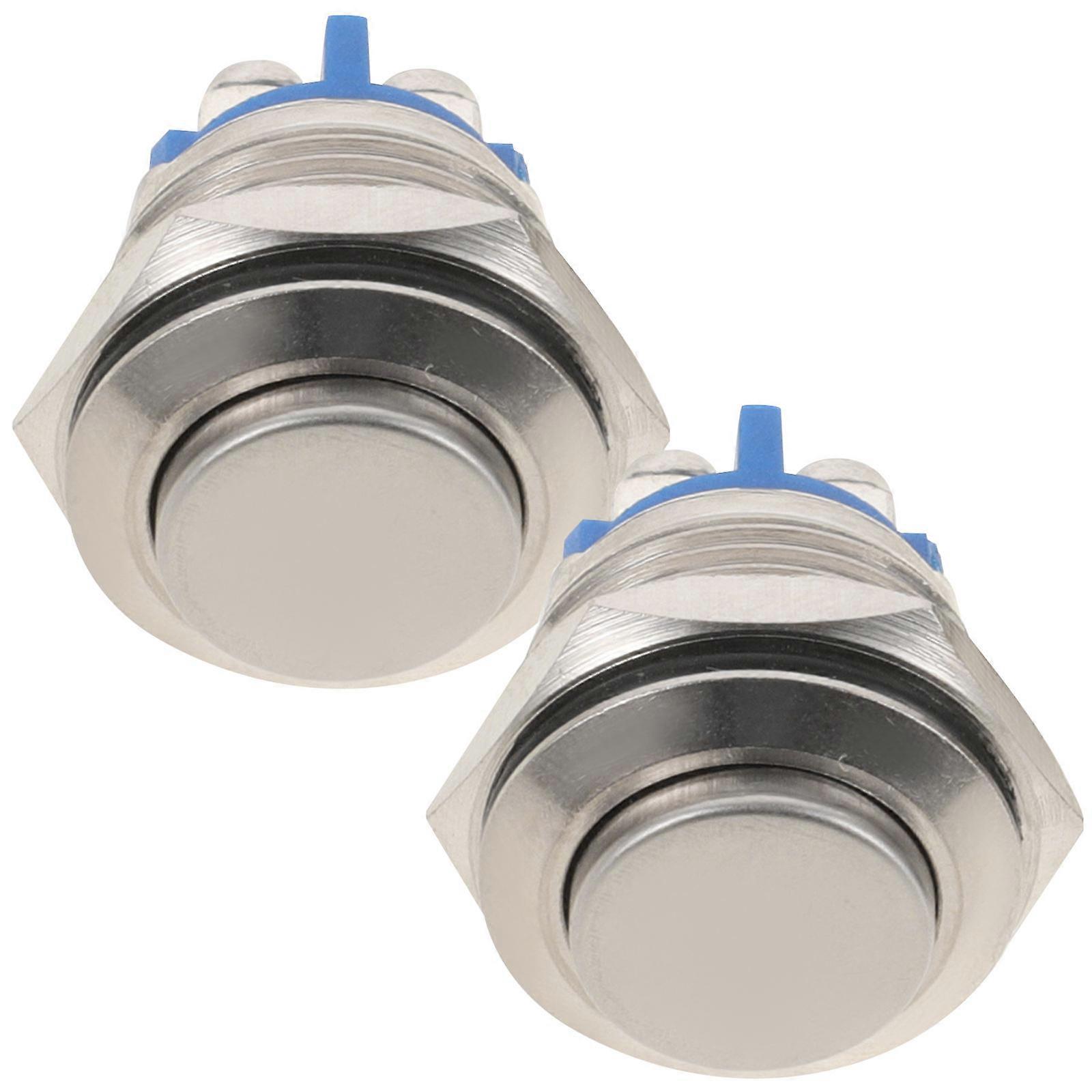 Replaceable Doorbell Button for Home Round Lighted Chime Button 2Pcs