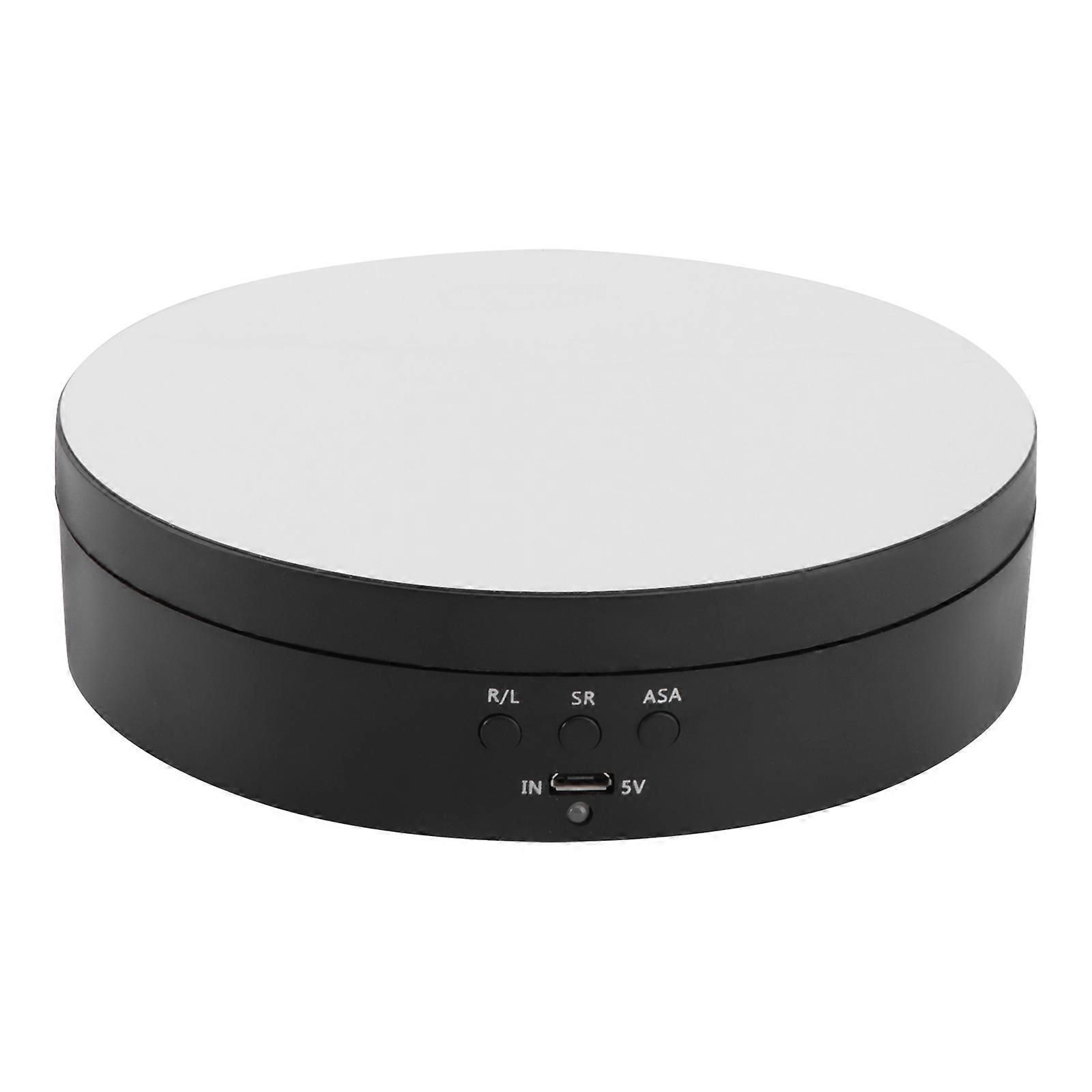 1pc Electric USB Powered Rotating Turntable Display Plate Revolving Stand