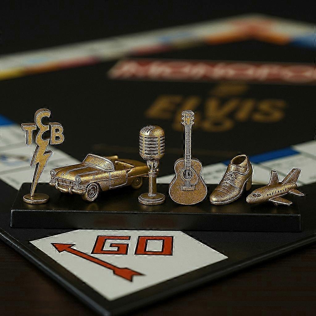 Regele Rock Roll 90th Anniversary Monopoly Board Game Collector's Edition cu 8 modele de teme