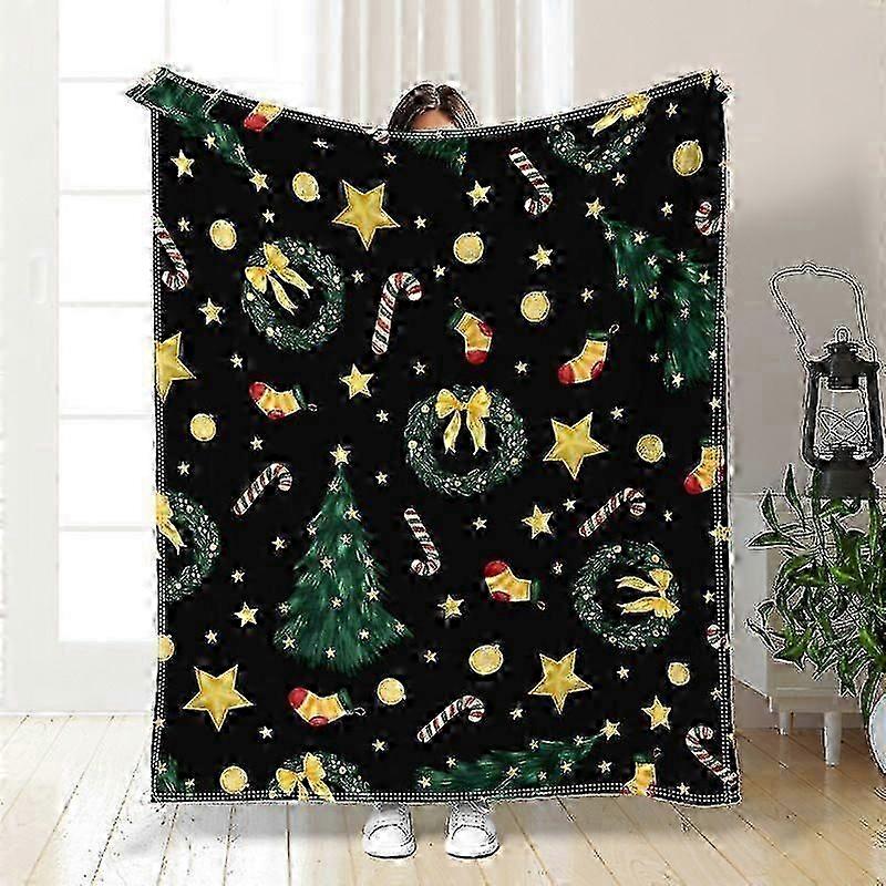 Flannel Blanket Sofa Cover Mode 165 Wrinkle Resistant Suitable for Bed Sofa Camping