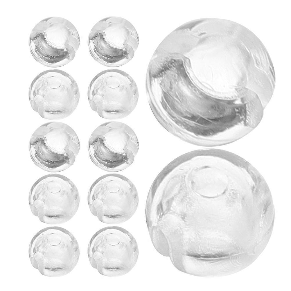 Vertical Blind Chain Stopper Clear Beaded Chain Accessory for Roller Blind 60Pcs