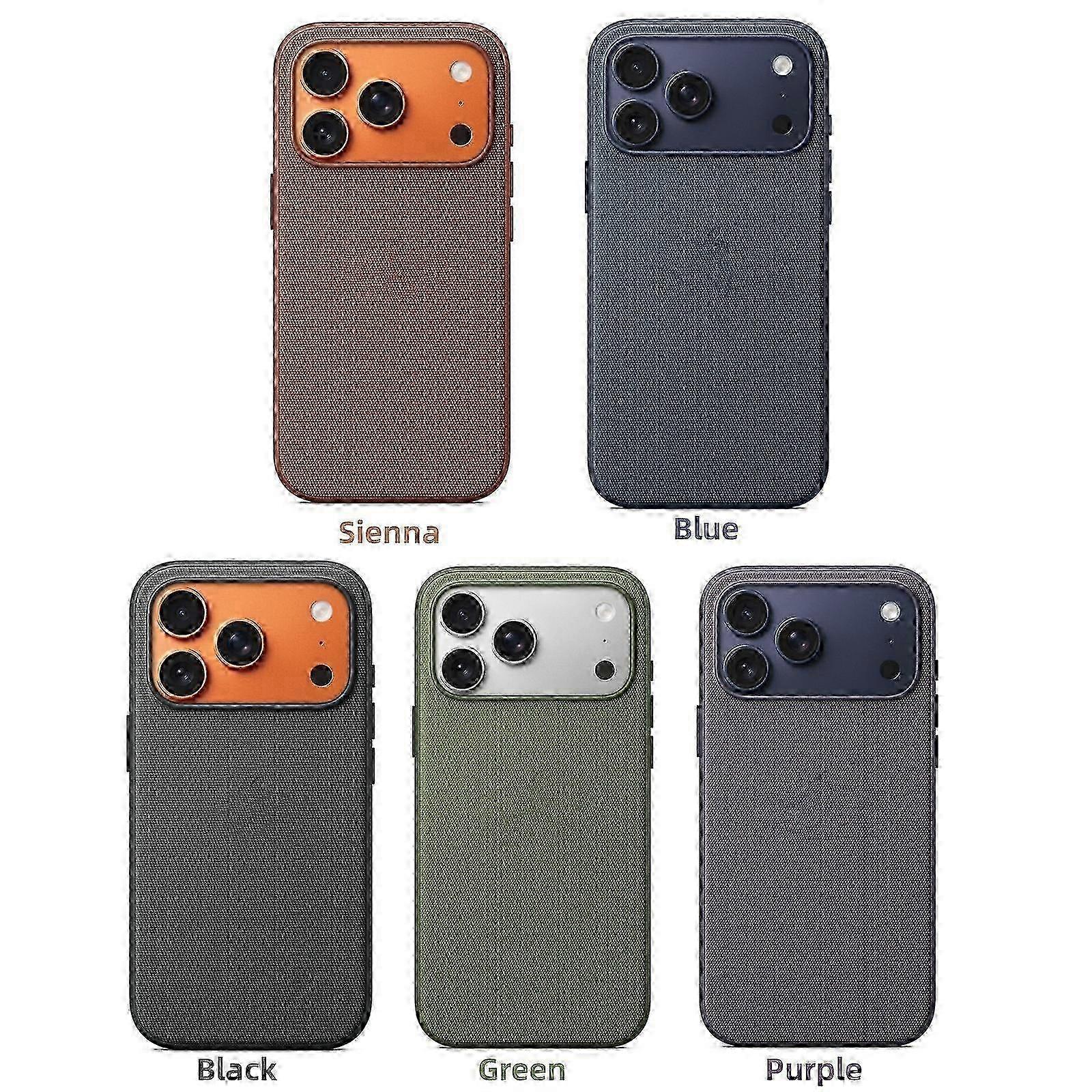 Capa TechWoven com proteção MagSafe para iPhone 17 Pro Max - Sienna e Logotipo