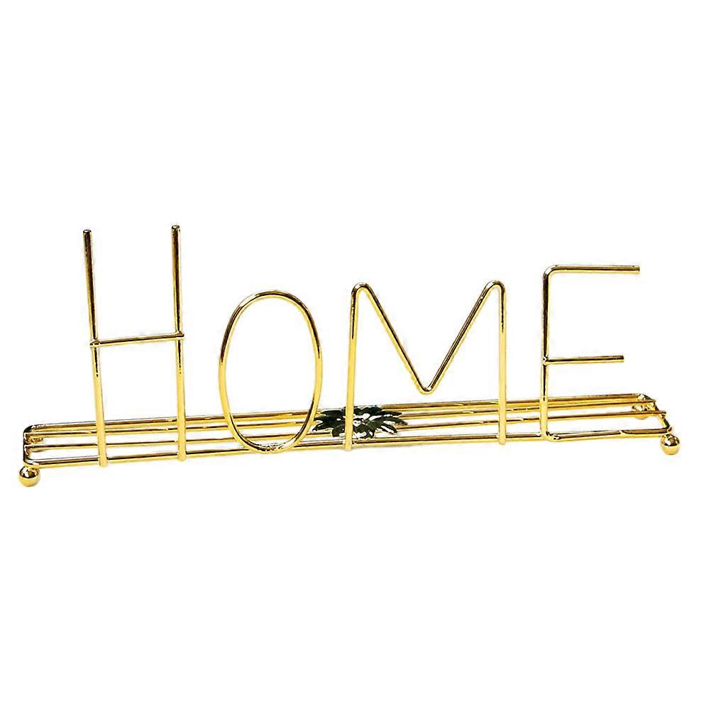 Elegant Letter Iron Art Decor for Creative Home Decor 1Pc