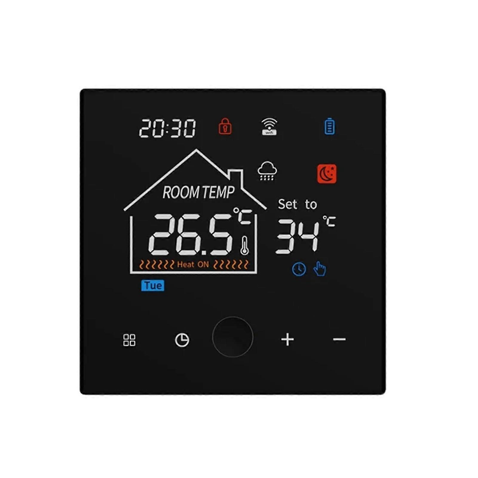 Digital Thermostat WiFi Enabled Remote Temp Controller For Gas Wall Furnace Programmable Underfloor Heating