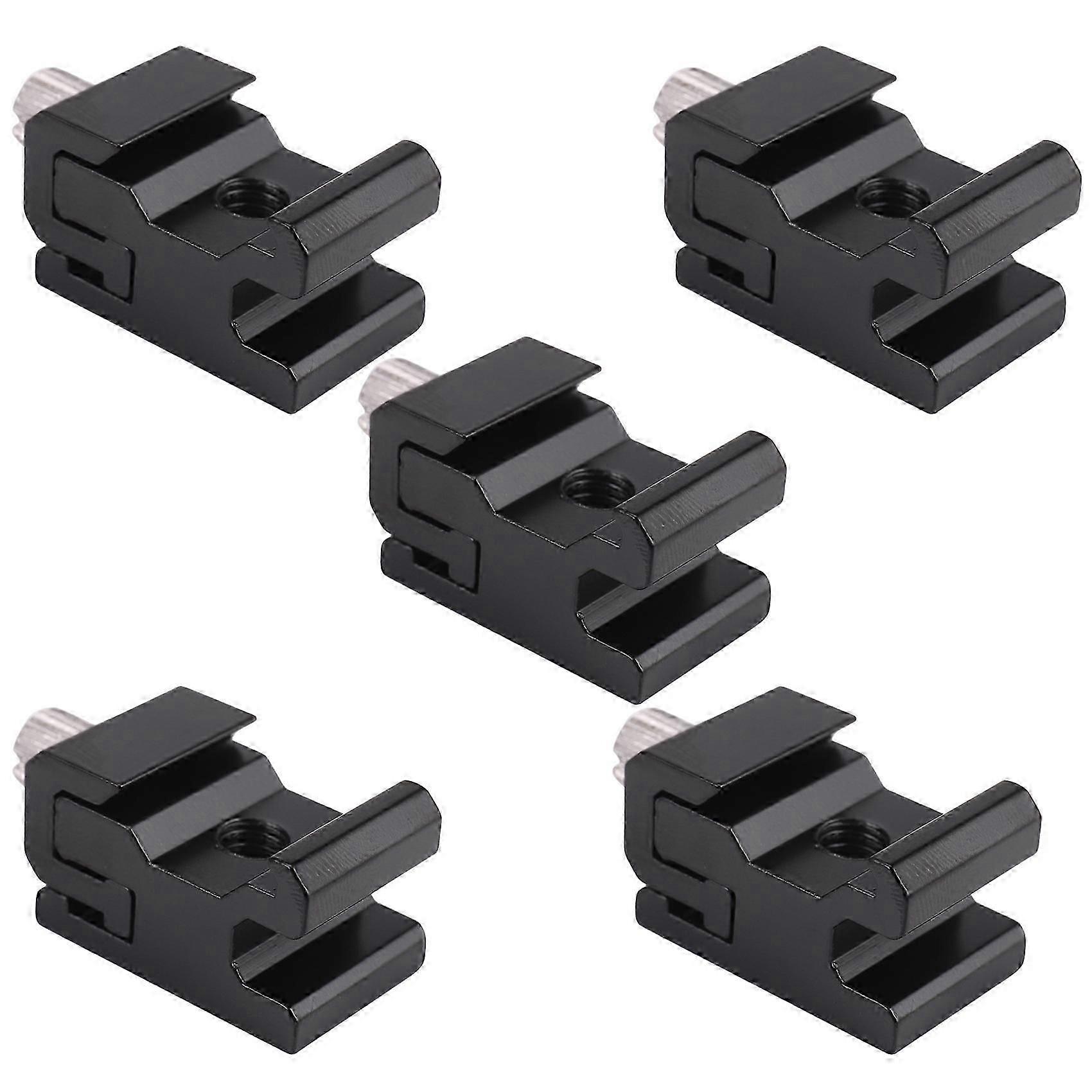 5pcs Camera Metal Cold Shoe Hot Shoe Flash Bracket Mount Adapter