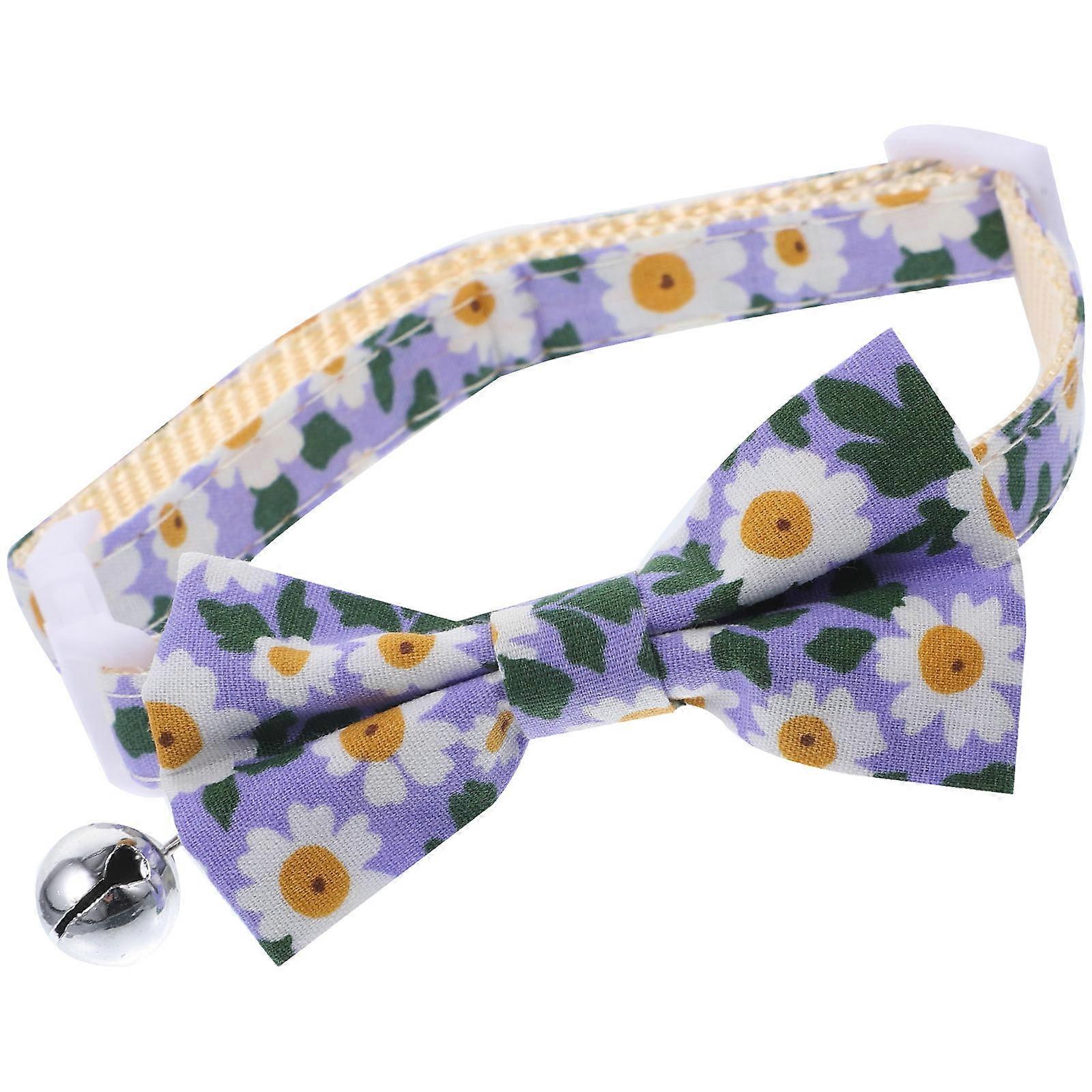 Cat Collar Cute Cat Collar with Bell Adjustable Style
