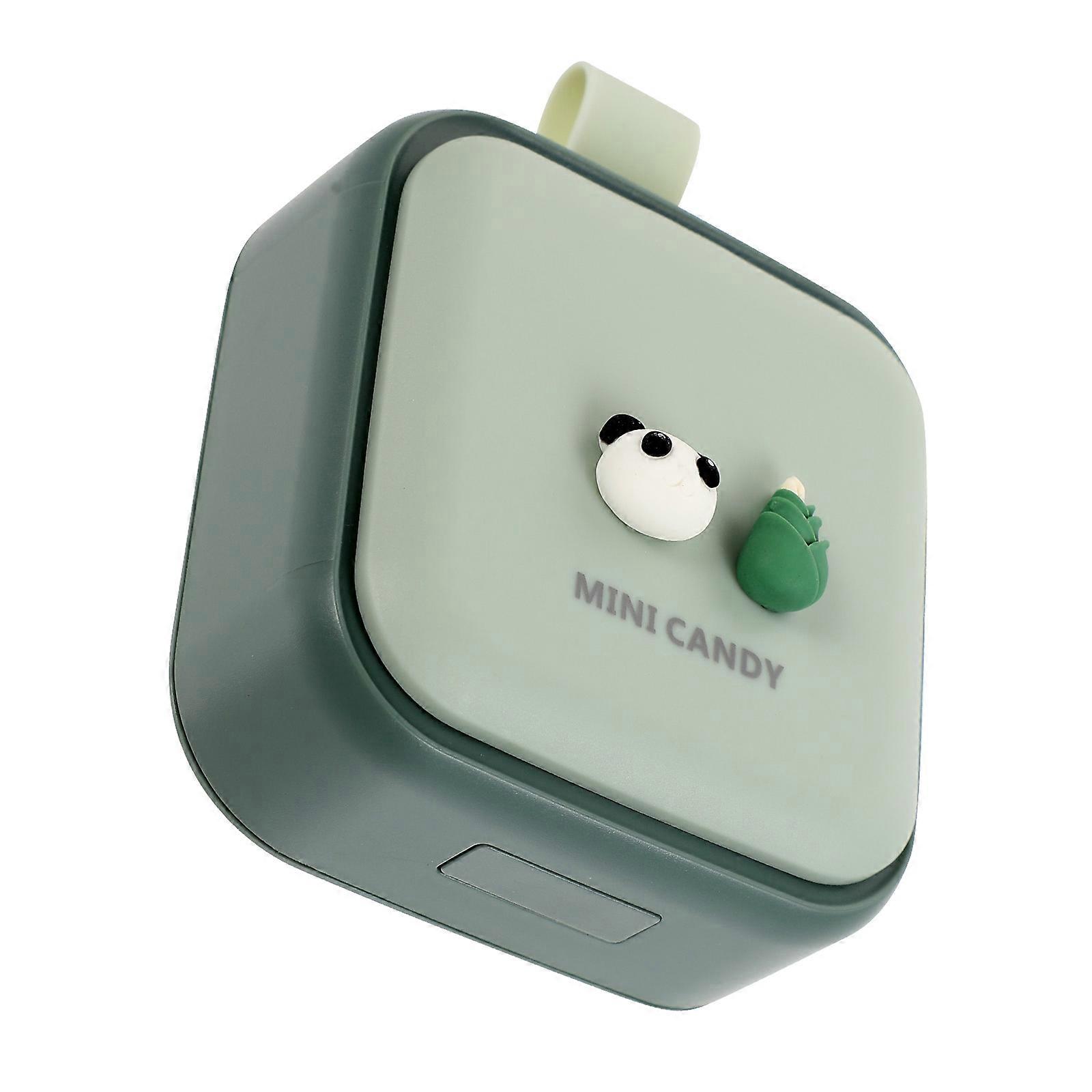 Green Portable Pill Container for Storing Weekly Pills 1Pcs Multi Compartments