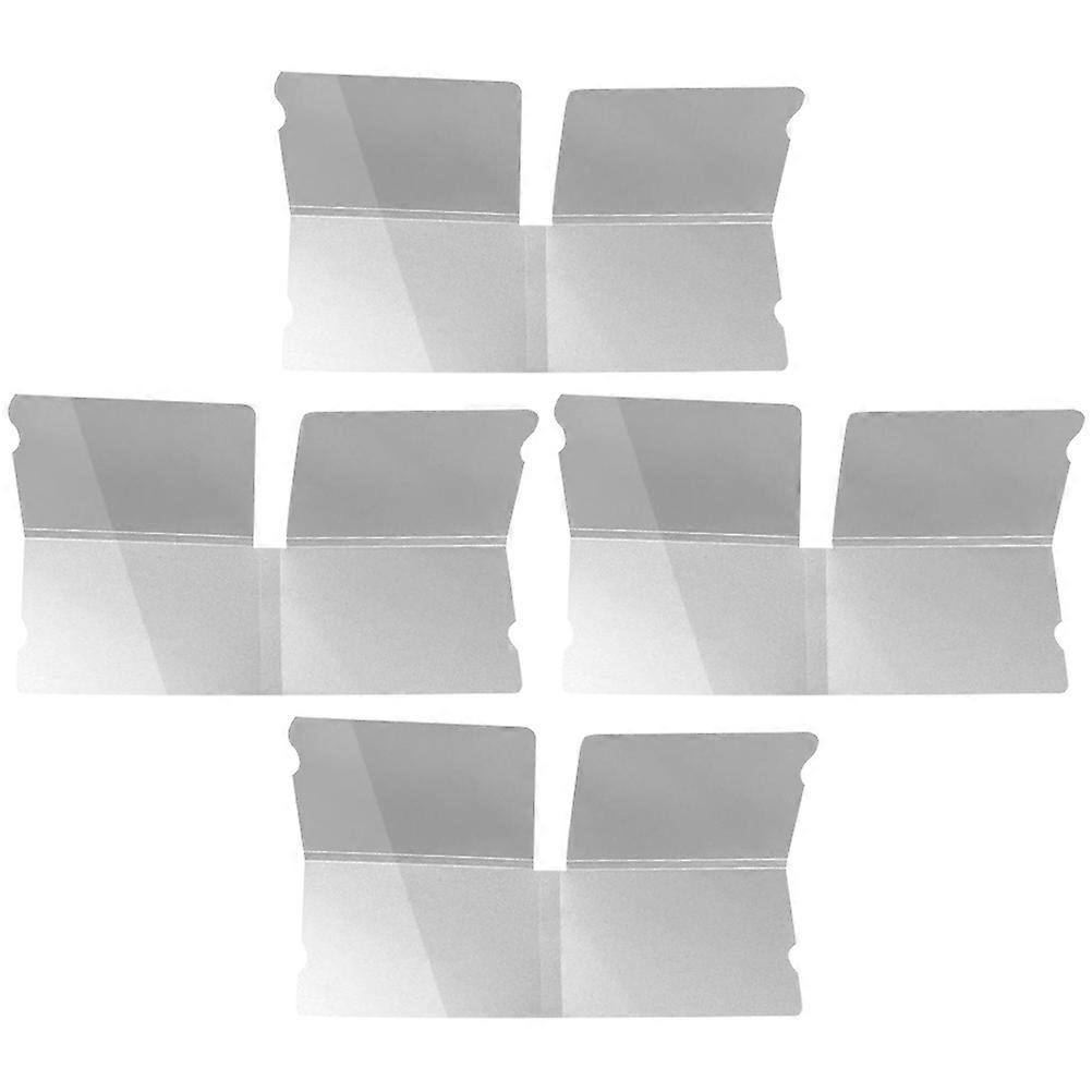 Mask Storage Box Creative for Storage 4Pcs Transparent Collapsible Organizer