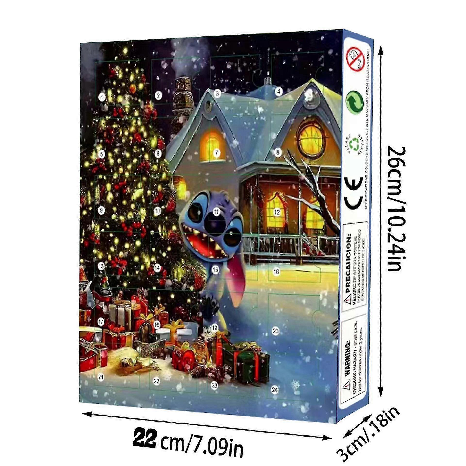 Christmas Advent Calendar 2024 Stitch Christmas Advent Calendar Blind Box 24 Christmas Countdown Gift Ornaments 25-26
