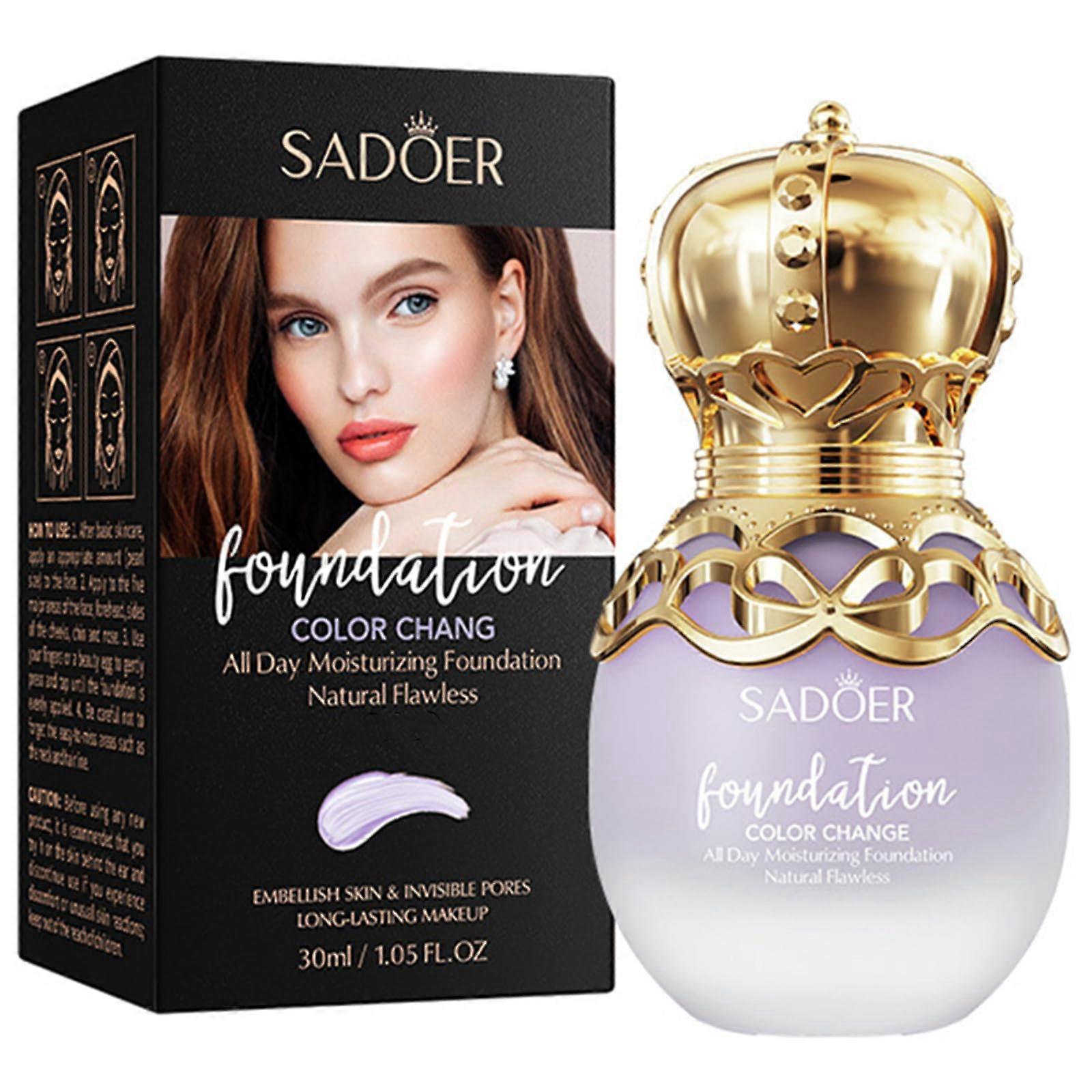 Foundation Makeup with Temperature Adaptive Technology, Full Coverage Natural Finish, 30ml