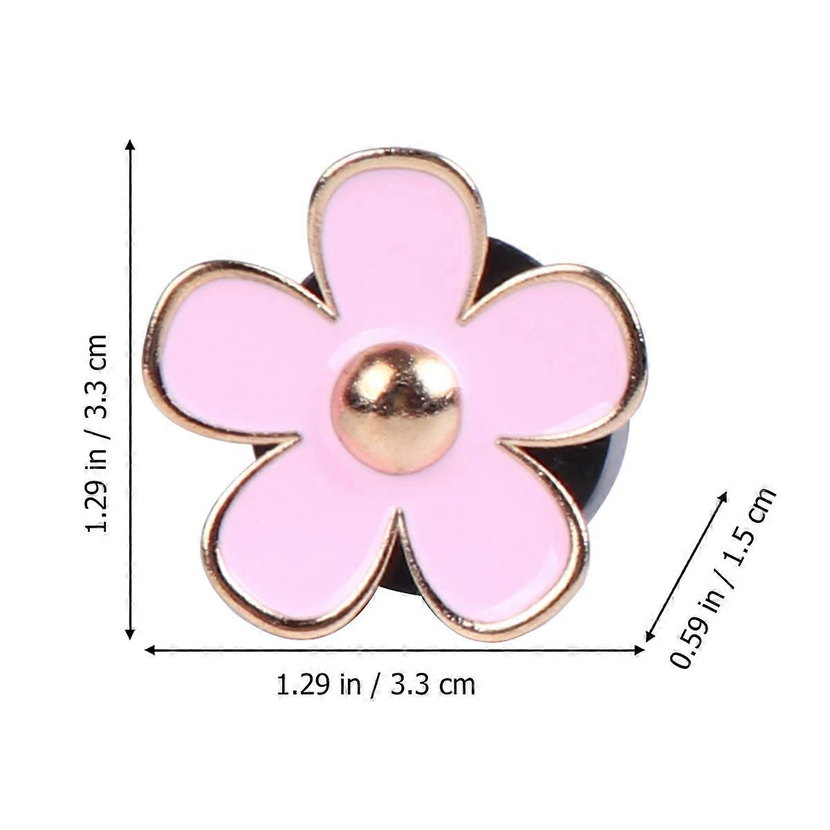 Car Perfume Clip Aromatherapy Diffuser for Auto 4Pcs Flower Shaped Design