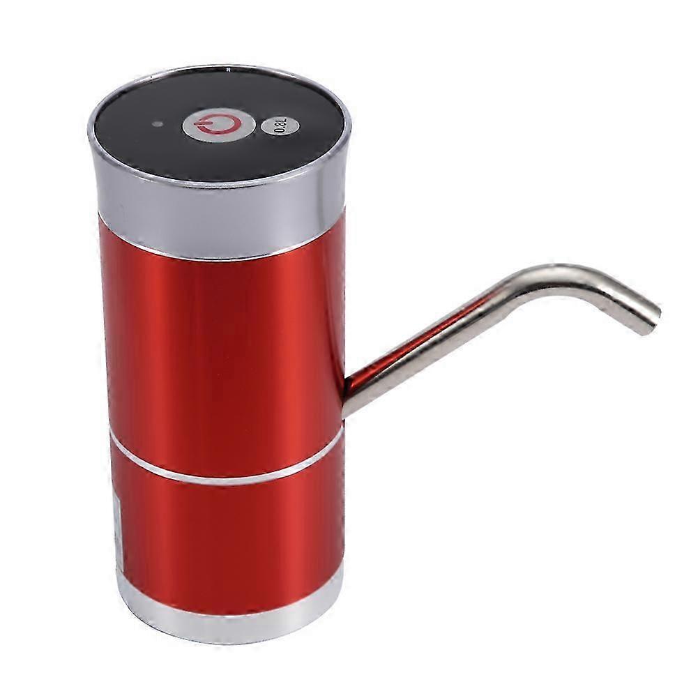2026 USB Wireless Rechargeable Bottle Drinking Water Electrical Pump Drinkware Dispenser Red