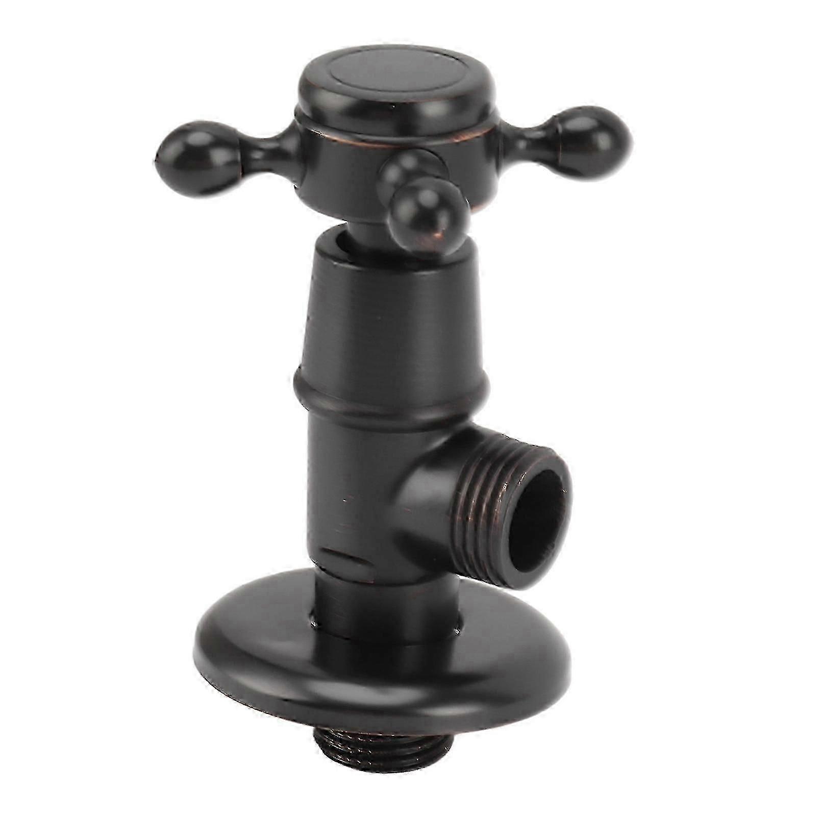 Solid Brass Angle Stop Valve Retro Thickened Cold Hot Triangle Valve Explosion Proof Water Shut Off Valve Edition 0107