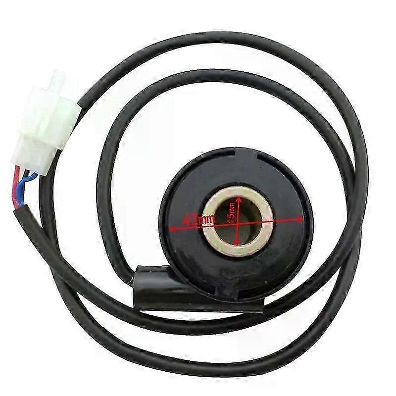 12V Black Digital Universal Motorcycle Odometer Sensor Wire Motorcycle Speed Meter Cable Box Accessory
