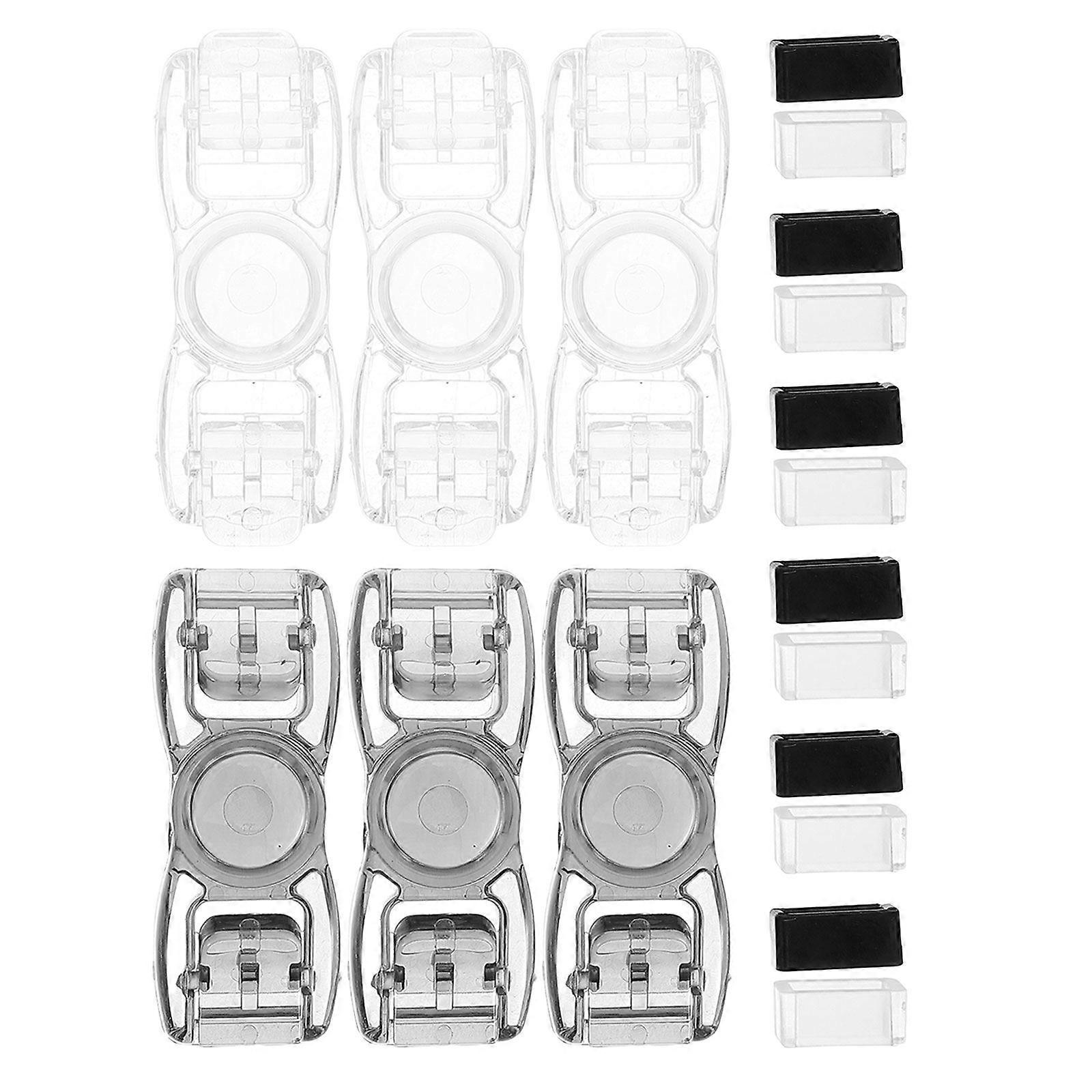 6PCS Swim Goggle Buckle Replacement - Universal Quick-Release Goggles Strap Clips Swimming Accessories Fastener Button