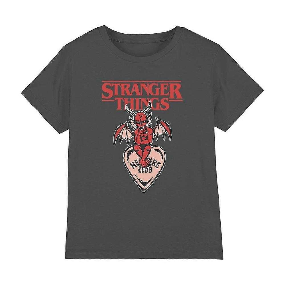 Stranger Things Childrens/Kids Hellfire Heart T-Shirt