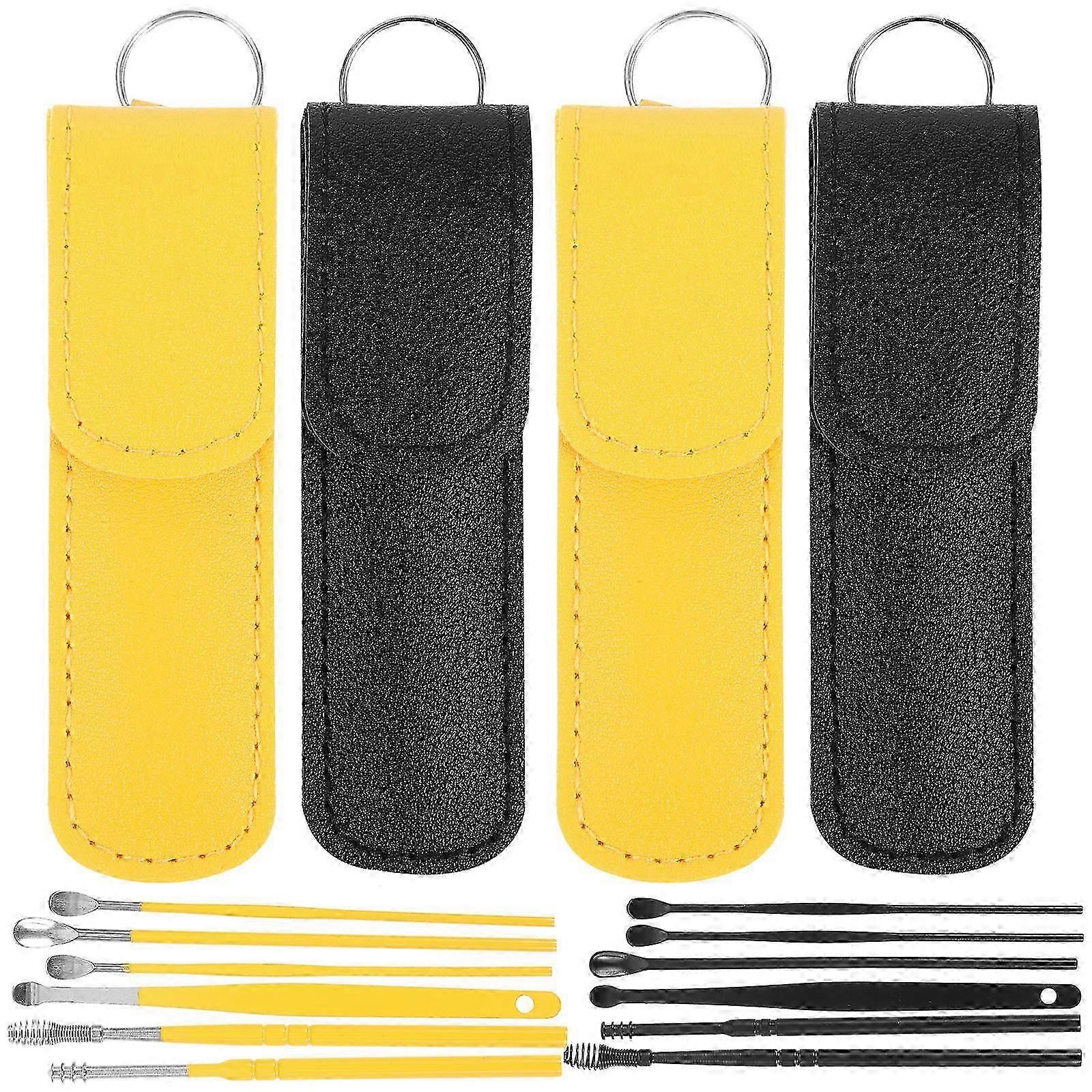 Metal Earwax Cleaner Set Ear Picker Tool for Ear Cleaning 4Sets