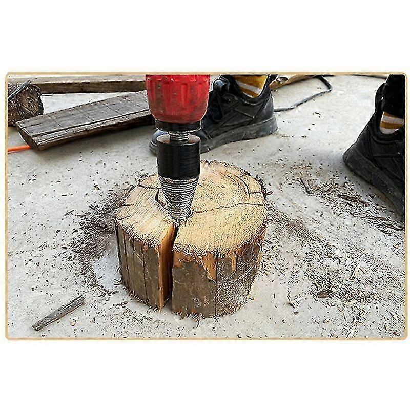 Splitting,Drill,Bit,Screw,Cone,Firewood,Cutting