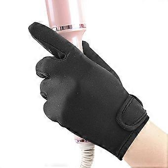Left-Hand Heat Resistant Gloves for Hair Styling - Premium Non-Slip Grip and Durable Threading