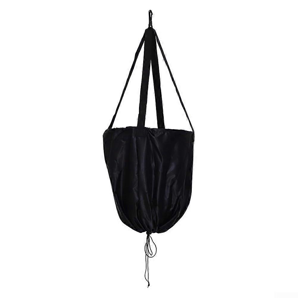 Adjustable Swim Parachute Trainer for Resistance and Strength Training, Waterproof Black