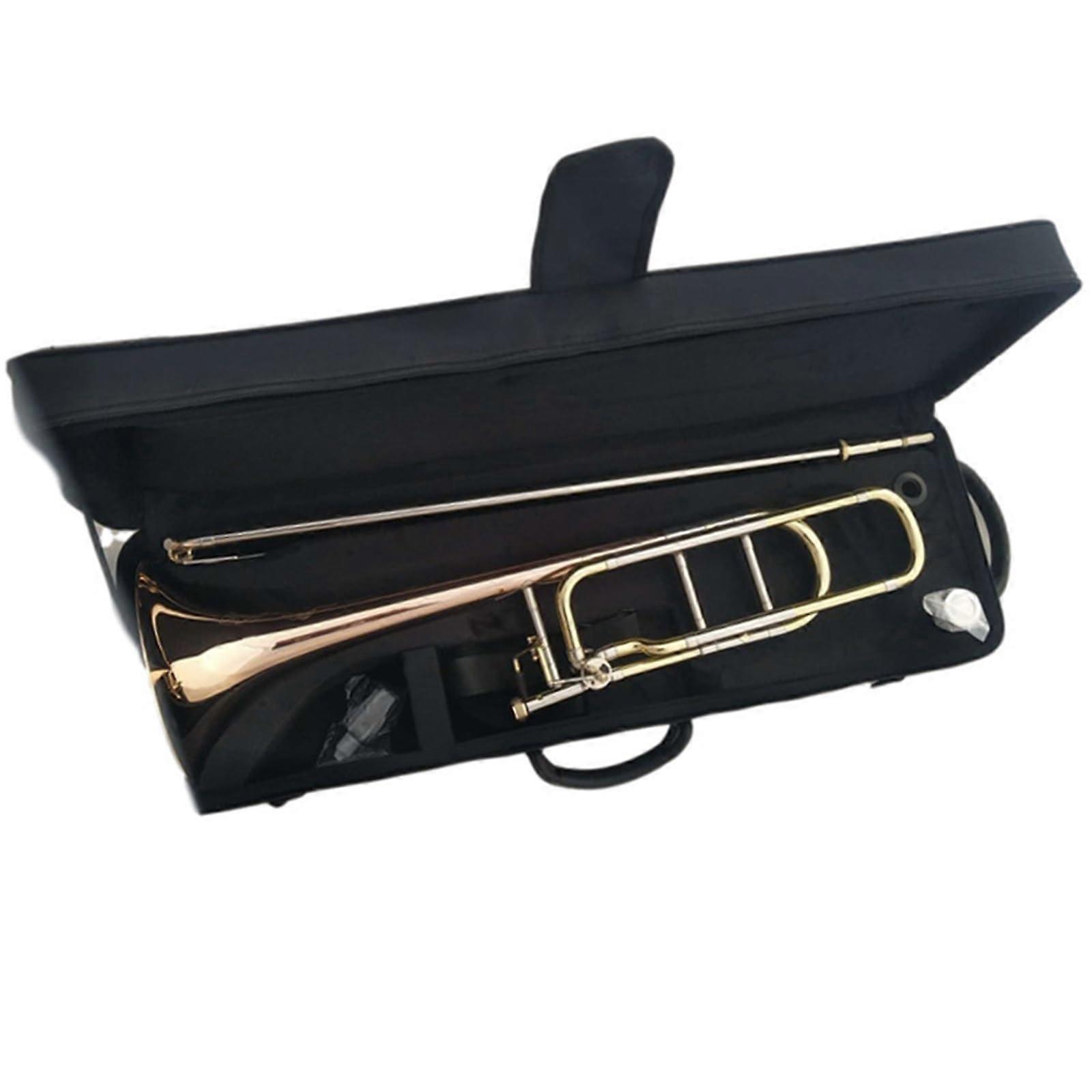 Tenor Trombone BeginnerFriendly Design Bright Sound Lightweight Durable for Practice and Performance