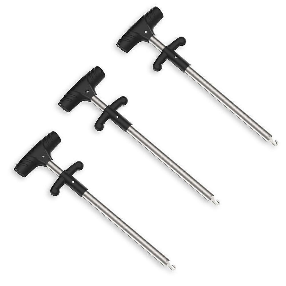 Portable T-Type Hook Remover, Hook Remover, Hook Remover, Aluminum Alloy Hook Remover Silver