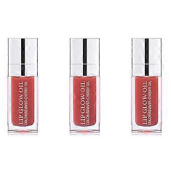 3X Ibcccndc Crystal Jelly Feuchtigkeitsspendendes Lippenöl, aufpolsternder Lipgloss, Make-up, aufpolsterndes Lippenöl, getönter Lippenvergrößerer, 6 ml 012