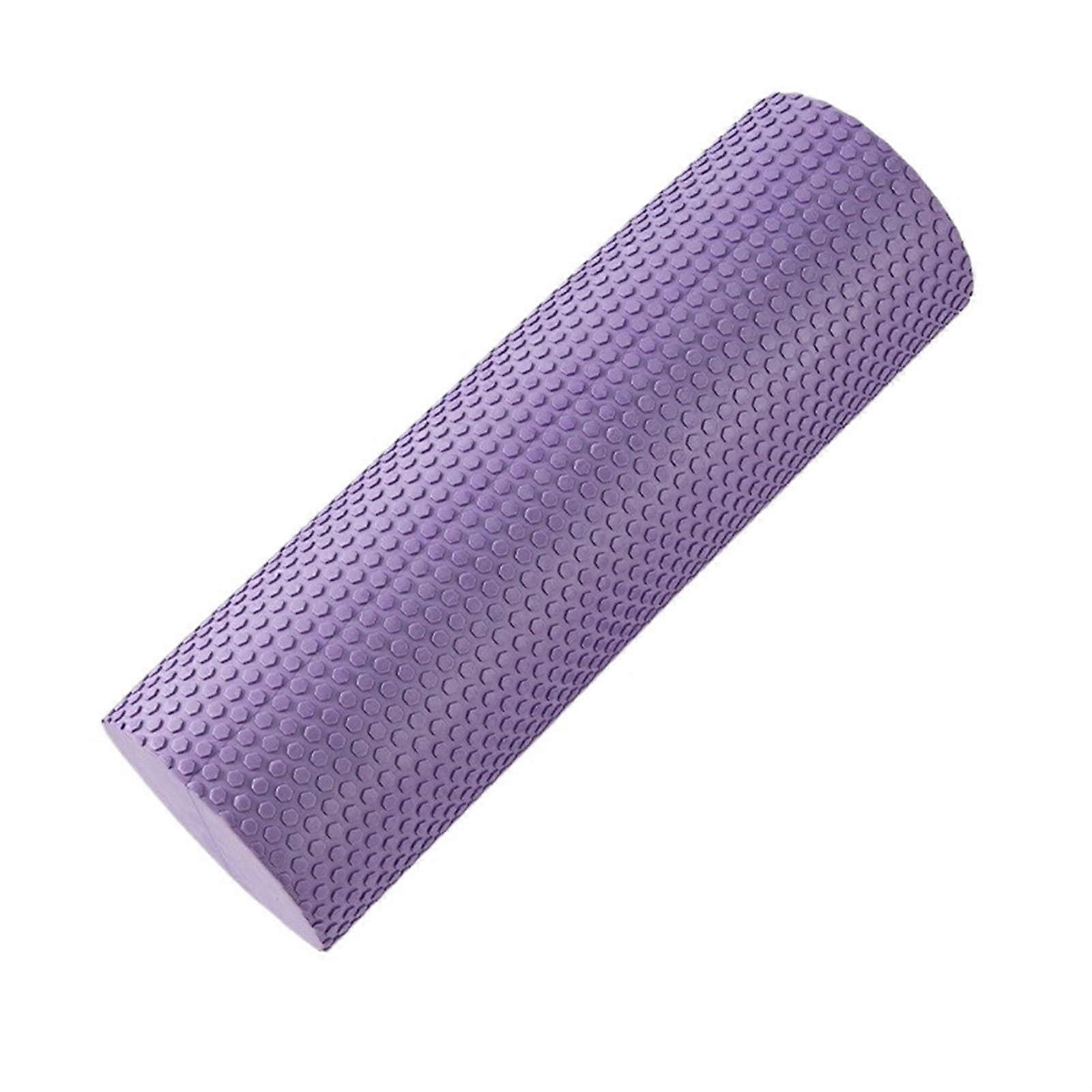 Foam Roller 45cm Yoga Column for Deep Tissue Muscle Massage and Core Stability Purple