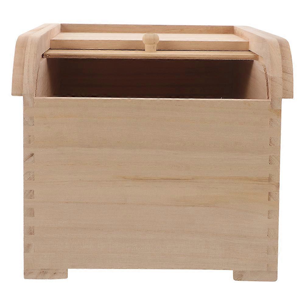 Wooden Rice Storage Container Box for Kitchen Organization