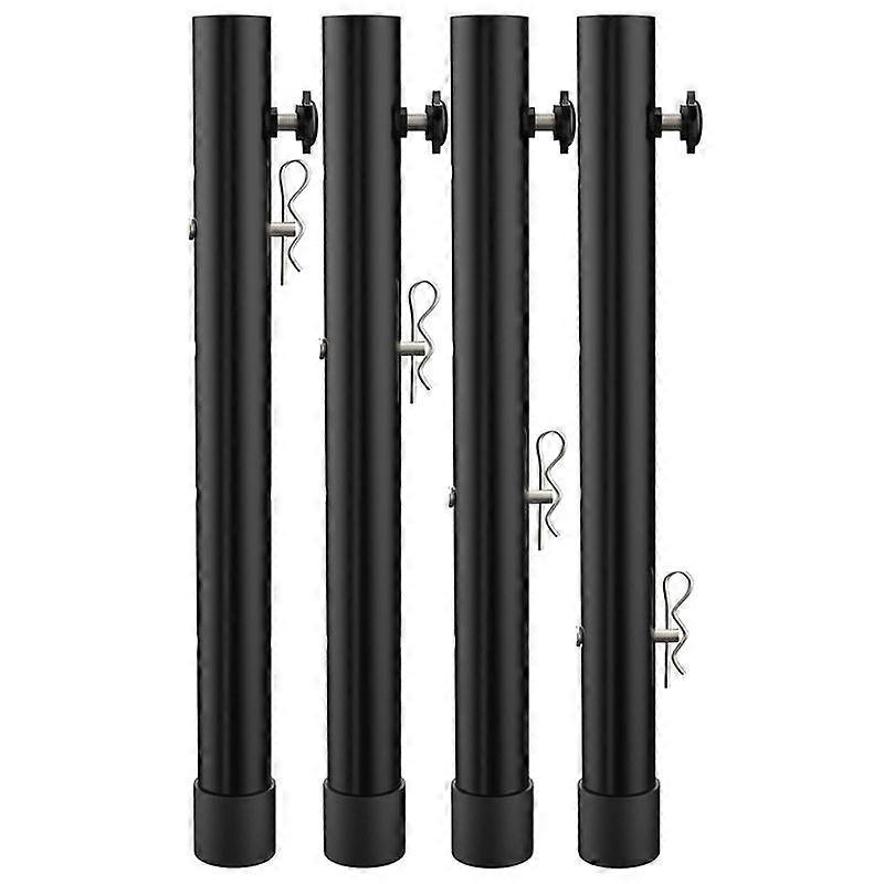 Table for Folding Straight/Bent Leg, Heights Adjustable Risers - 4PCS