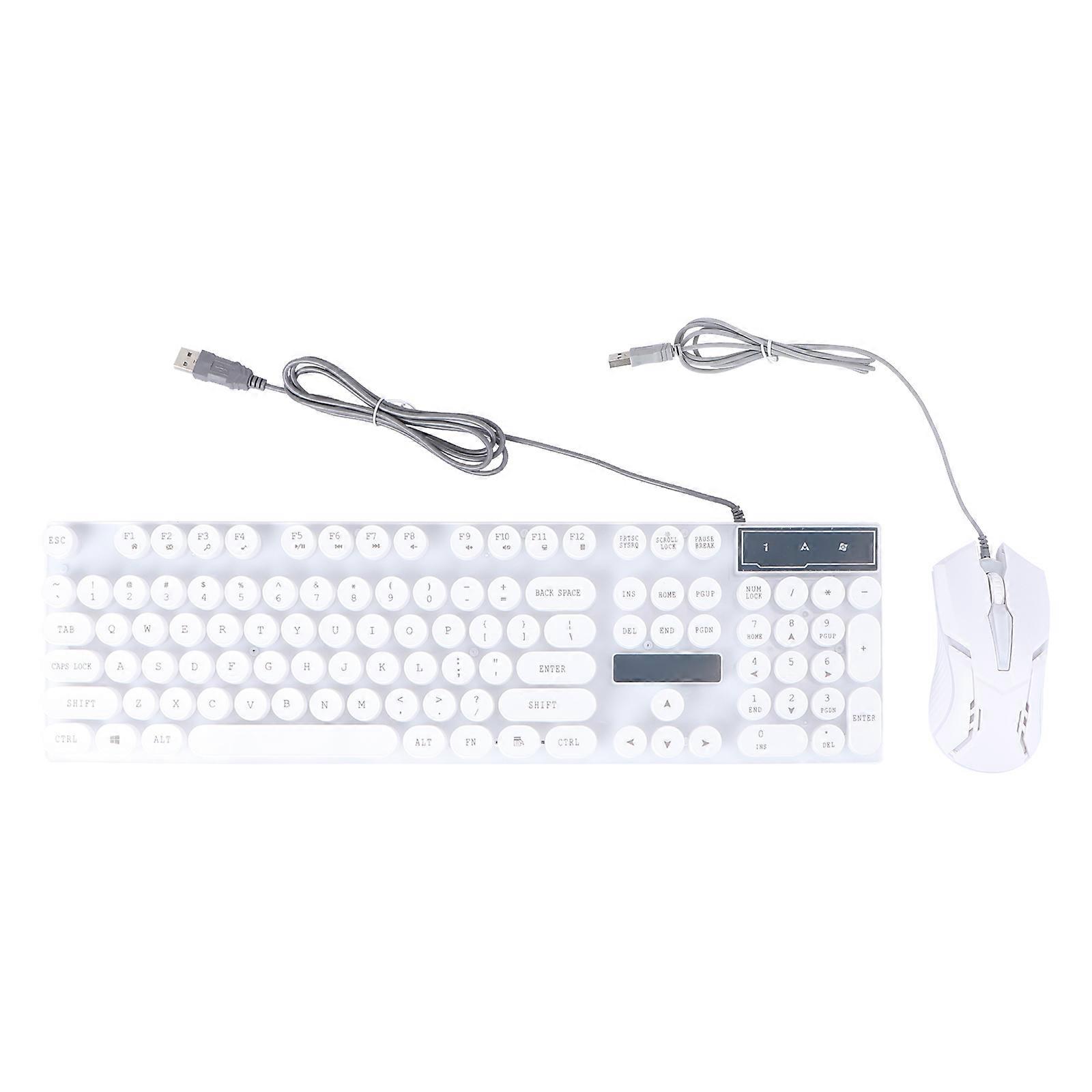 Keyboard Mouse Combo for Computer Use Featuring 1Set Ergonomic Waterproof Build