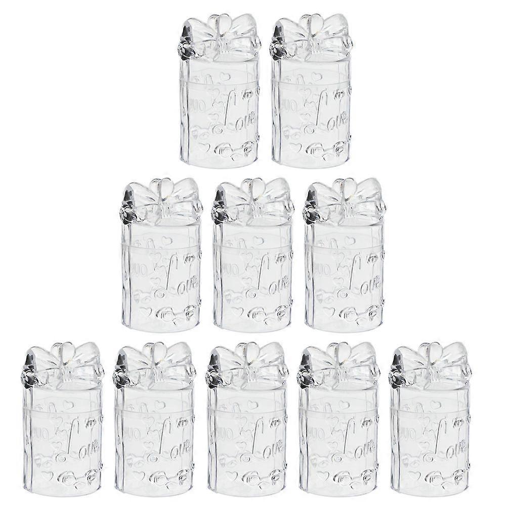 Gift Box for Storage Wedding Candy Box 24Pcs Transparent Portable Cases