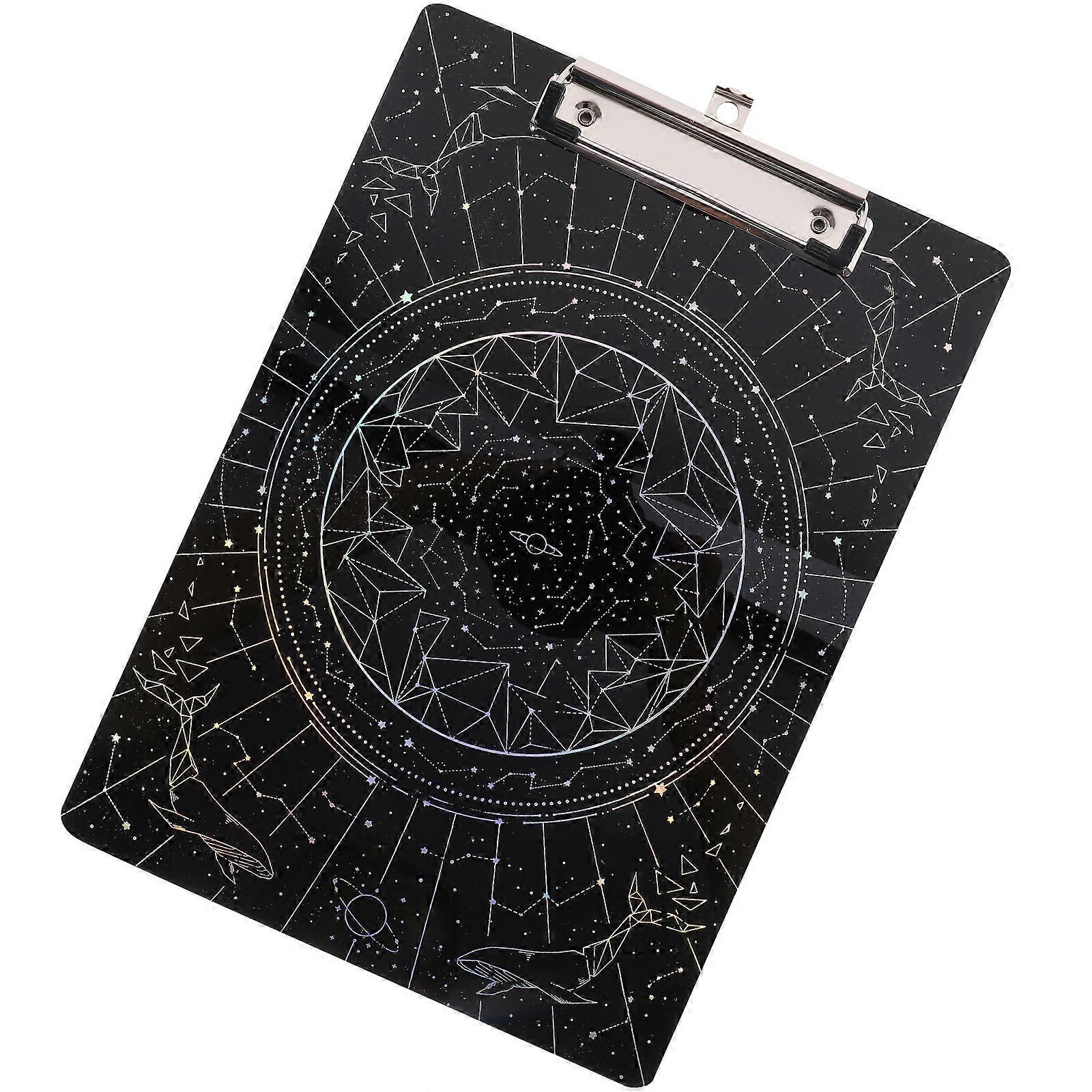 Clip Board Acrylic Office Writing Boards for 5Pcs Practical Use