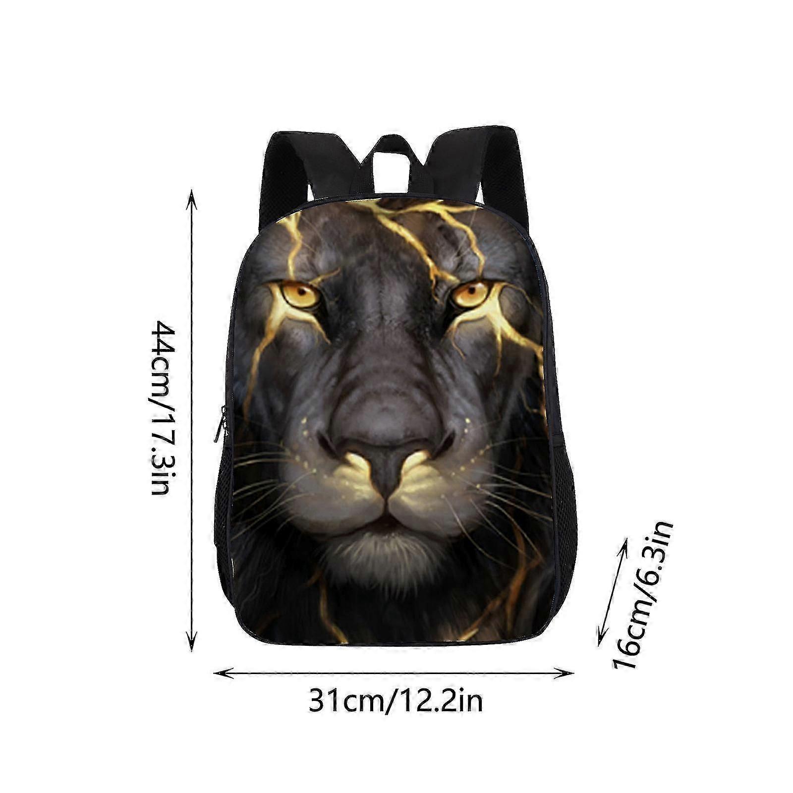 Animal Cartoon Elementary School Backpack Large Capacity Polyester School Bag