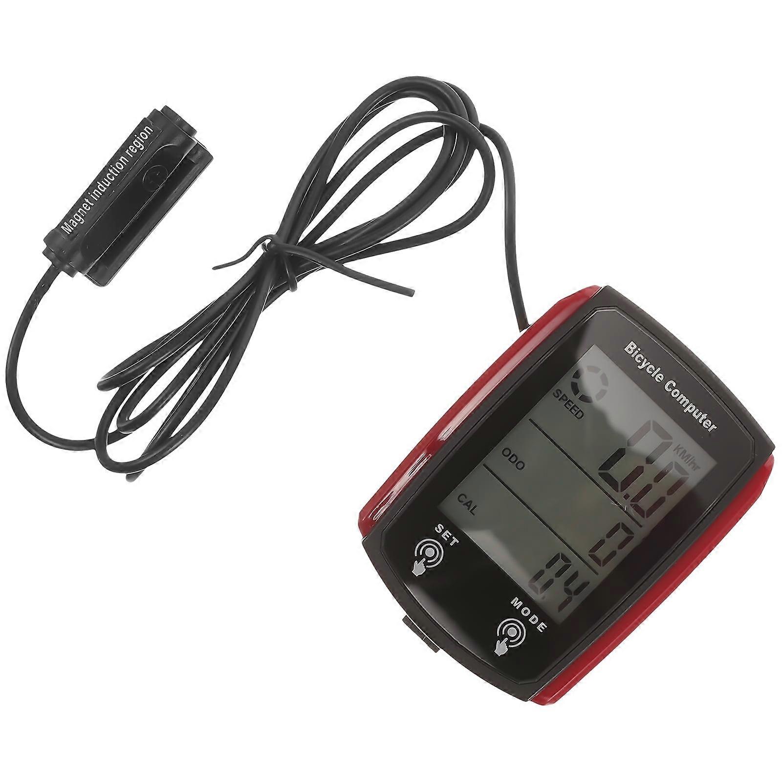 Bicycle Speedometer Odometer Luminous Function 1 Set 2.4In