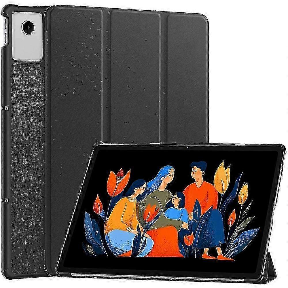 Capa para tablet Lenovo Xiaoxin Pad 2025 de 12,1 polegadas, em couro sintético resistente a quedas e com suporte.