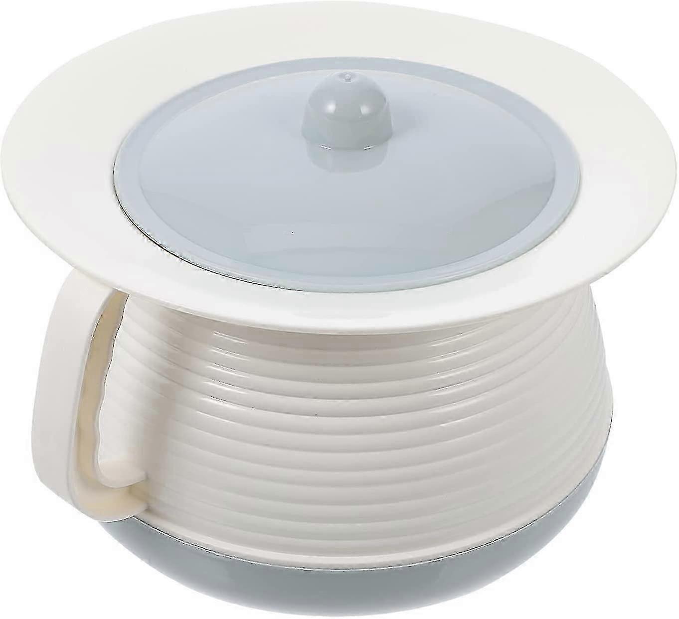Bedpan for Elderly and Disabled with Splash-Proof Design