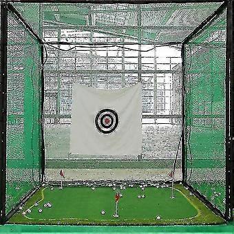 Golf Net Hitting Cage Practice Driving Net Indooroutdoor High Impact Double Back Stop Cloth Met Target Training Ball Return Net