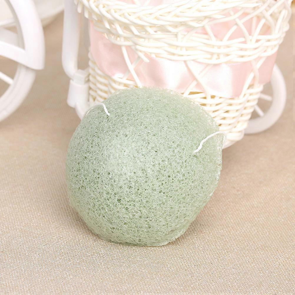 Face Sponge Charcoal Sponge for Washing Face Green