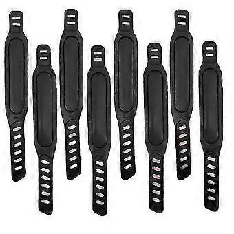 SHYV-8PCS Sangles de pédales de vélo d'exercice, sangles de pédales réglables pour vélo d'exercice à domicile ou en salle de sport
