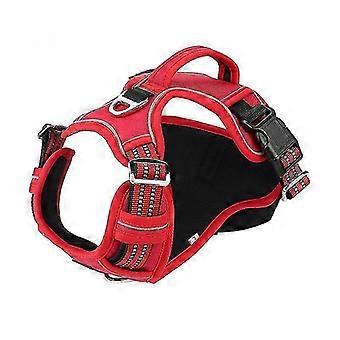 Tactical No Pull Dog Harness Large Medium Camouflage Reflective Heavy Duty