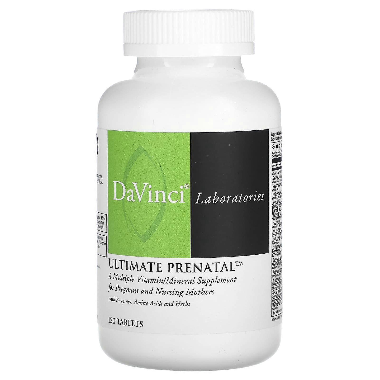 DaVinci Laboratories, Ultimate Prenatal, 150 Tablets