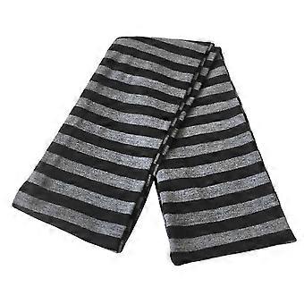 Lenço fino e comprido popular para o outono, lenço listrado feminino, acessório para o pescoço, cachecol casual adulto, chamativo.