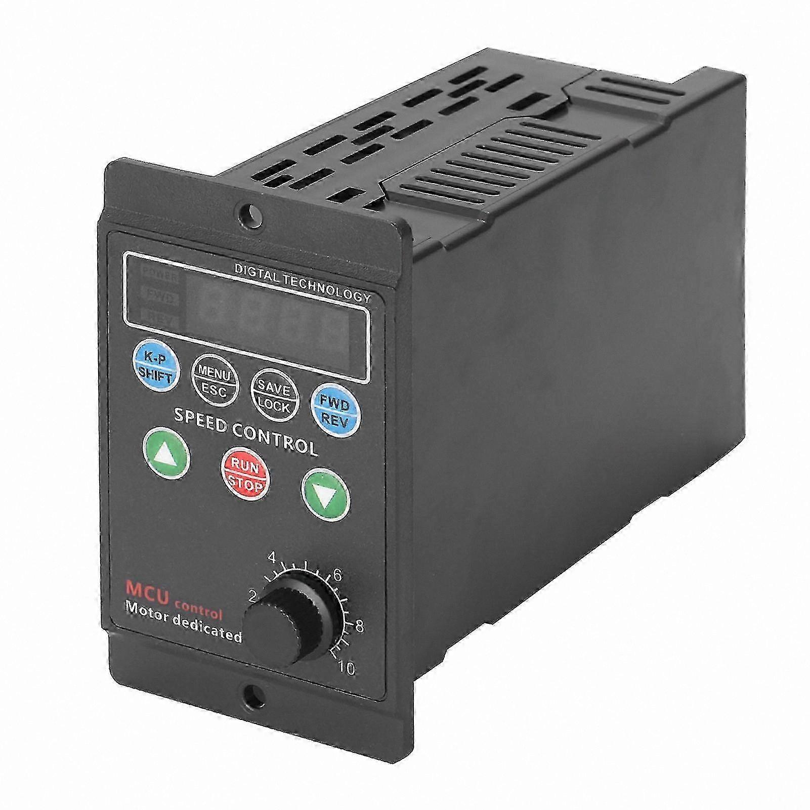 Variable Frequency Drive, 220V 750W Single Phase to Three Phase Motor Controller with Digital Display