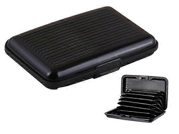 2-pack aluminum card holders - RFID interference resistant