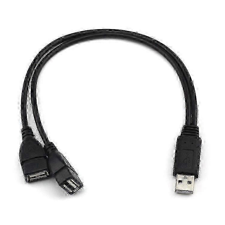 Black Charging and Data Sync Extension Cable - 1 Piece