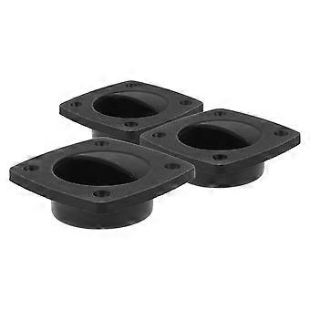3Pcs Marine Boot Flush Pulls Latch Kunststoff Vertiefte Luke zieht Schnalle Boot Luke Griff