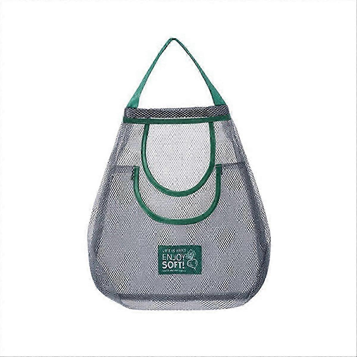 Reusable Kitchen Hanging Mesh Bag Large Capacity Fruit Storage No.3